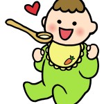 赤ちゃんは離乳食の食べ過ぎで吐く！？離乳食適量のススメ