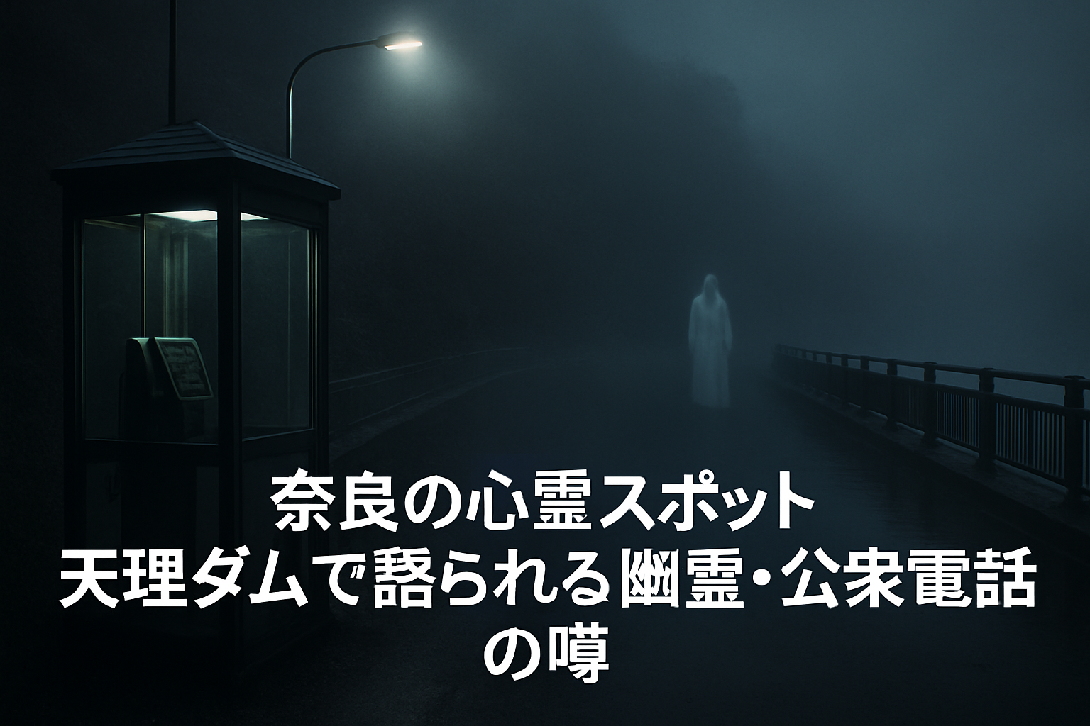 【奈良の心霊スポット】天理ダムで語られる幽霊・自殺・公衆電話の噂の真相とは？