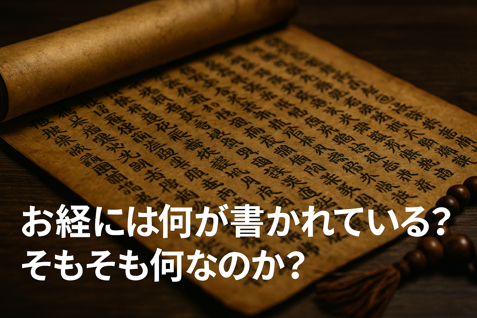 お経には何が書かれている？謎に包まれた意味と音に宿る不思議な力