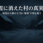 奥羽山脈周辺にあったとされる雪に消えた村の真実。地図から消えた白い集落の怪を追う