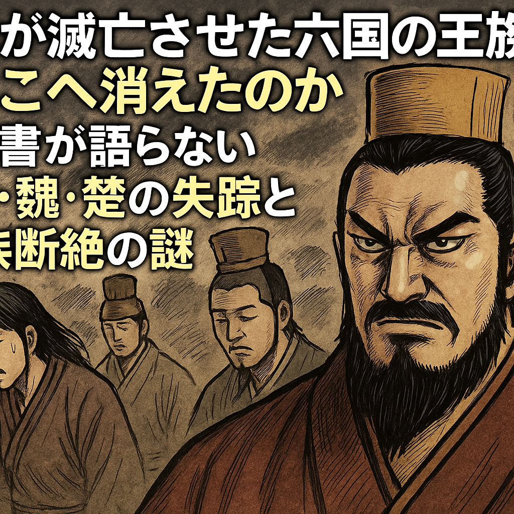 秦が滅亡させた六国の王族はどこへ消えたのか？史書が語らない韓・魏・楚の失踪と王族断絶の謎