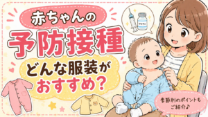 赤ちゃんの予防接種の服装はこれでOK！季節別のおすすめと当日の注意点