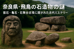 奈良県にある飛鳥の石造物の謎猿石・亀石・石舞台古墳に隠された古代ミステリー