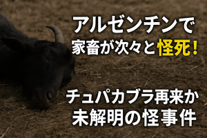 アルゼンチンで家畜が次々と怪死！チュパカブラ再来か？未解明の怪事件について！
