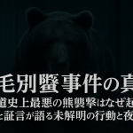 北海道史上最悪の三毛別羆事件の真相。記録と証言が語る未解明の行動と夜襲の謎