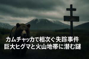 カムチャツカ研究者失踪の謎。火山地帯で相次ぐ行方不明と巨大ヒグマの異常行動に隠された影