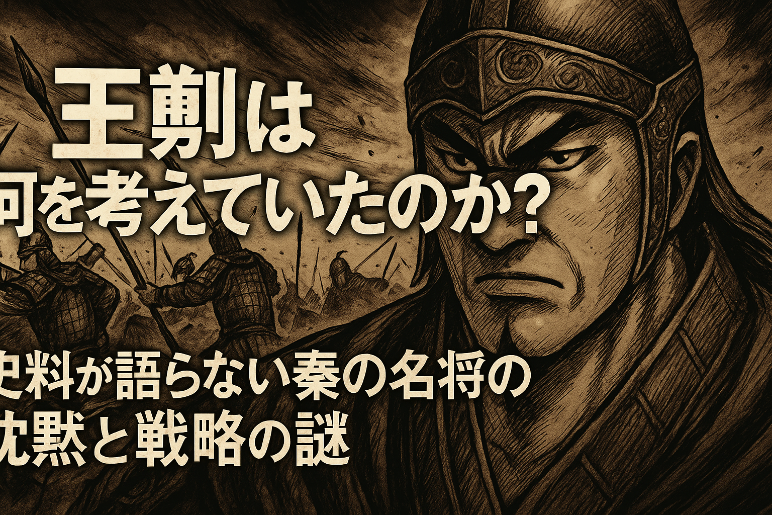 王翦は何を考えていたのか?史料が語らない秦の名将の沈黙と戦略の謎