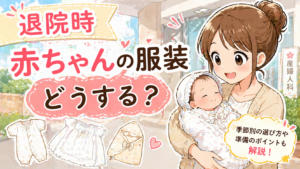出産後、退院時の赤ちゃんの服装はどうする？季節別の選び方と準備の基本を解説